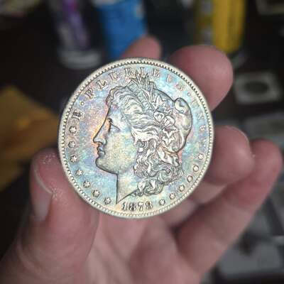 1878 CC Morgan Silver Dollar XF40 - Superb Toner
