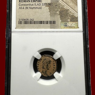 NGC Roman Empire Constantius II AD 337