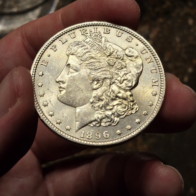 1896 Morgan Silver Dollar