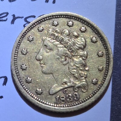 $2.5 Classic Head 1839 C Mintage 18,140