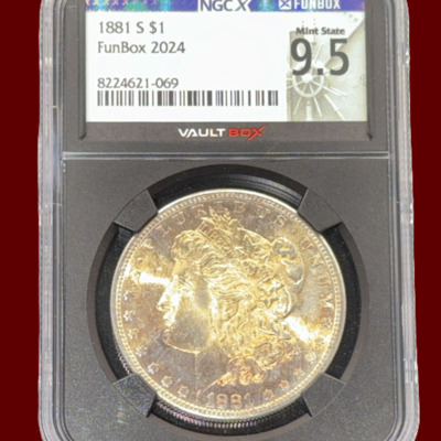 1881 S $1 Morgan funbox 2024