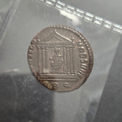 306 AD Roman Empire Follis - Maxentius (Temple Reverse)